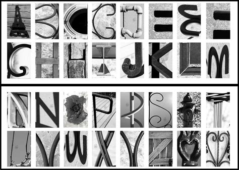 Free Printable Alphabet Photography Letters